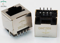THT / DIP Mounting Vertical RJ45 Jack , RJ45 Ethernet Adapter Tab Up Latch Direction